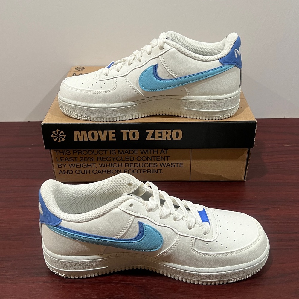 Nike, Air Force 1 LV8, DQ0359 100, White & Blue - Picture 4 of 13